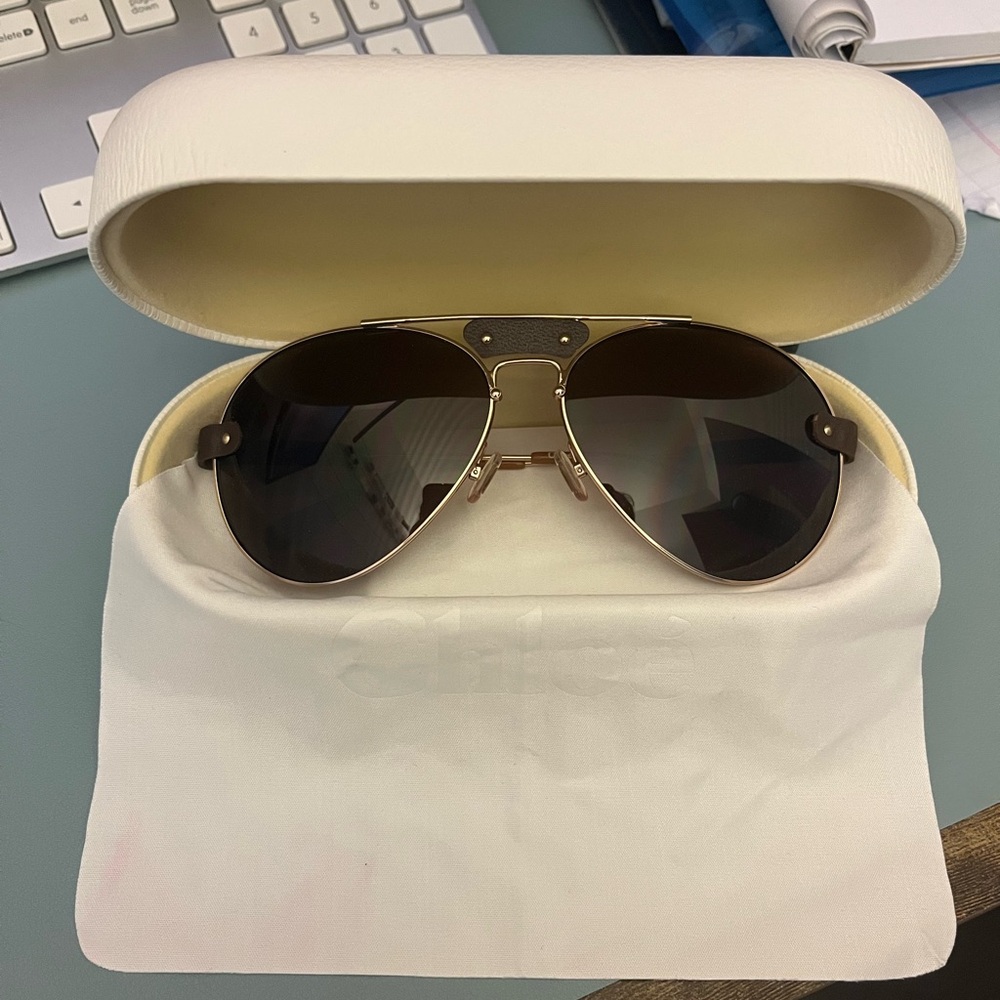 Chloe Aviator Sunglasses CL2104